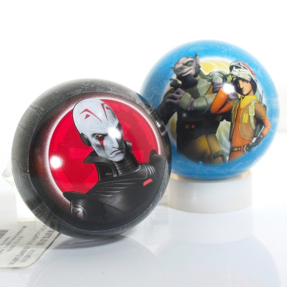Hallmark Disney STAR WARS IMPERIAL FORCES REBEL FIGHTER Fillable Ball ORNAMENTS